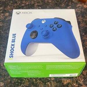 X-Box Wireless Controller - Shock Blue gently used